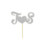 Personalized Text Wedding Cake Birthday Cake Topper - Custom Name Decoration