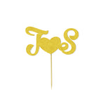 Personalized Text Wedding Cake Birthday Cake Topper - Custom Name Decoration