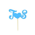 Personalized Text Wedding Cake Birthday Cake Topper - Custom Name Decoration