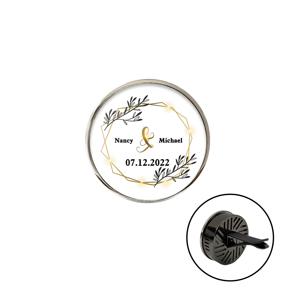 Custom Car Aromatherapy Essential Oil Diffuser Car Air Freshener Vent Clip