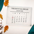 Ornamented anniversary gifts that can be customized with special dates and copywriting