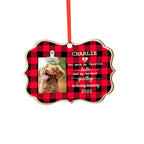 christmas ornament personalized design loss of dog gift hanging keepsake photo preview