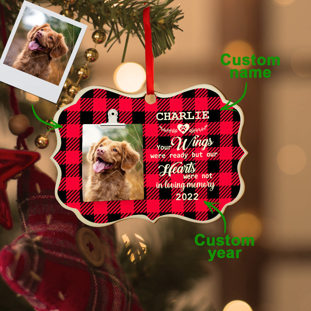 personalized design loss of dog gift christmas ornament hanging keepsake main view thirteen