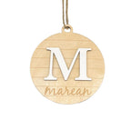 Custom Engraved Name Christmas Ornament Personalized Wooden Ornament Christmas Tree Decoration
