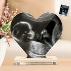 Thoughtful Custom Ultrasound Photo Heart Shaped