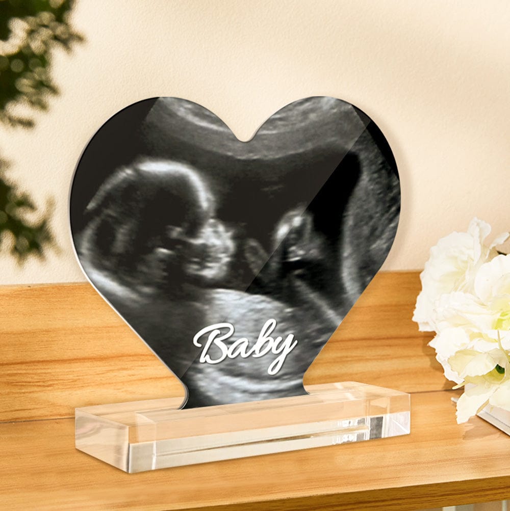 Heart Shaped Acrylic Plaque Gift