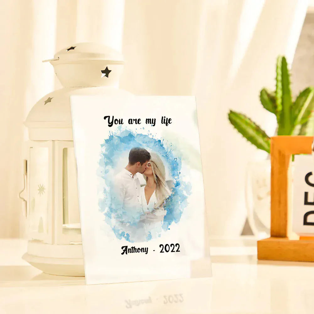 Custom Photo Plaque Personalized Acrylique Plaque With Text