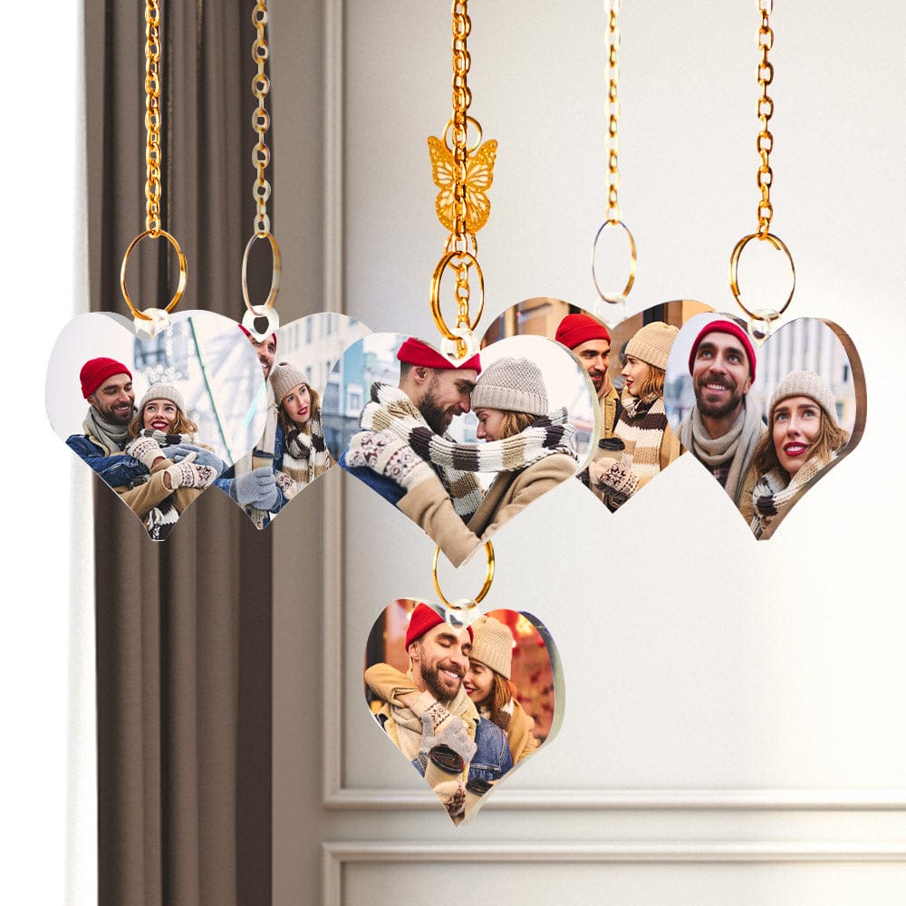 blooming garden custom photo keepsake wind chimes for porch decor