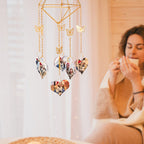 custom photo keepsake wind chimes for garden decor