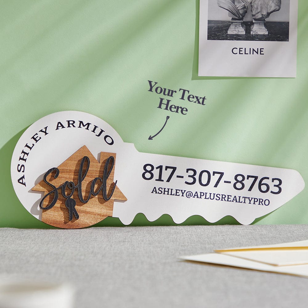 Custom Engraved Pendant Eal Estate Sold Gifts