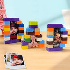 dad building brick puzzles personalised photo building blocks custom gift for dad personalized gift
