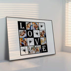 Custom Wall Art Decorative Painting Framed Gift For Couples