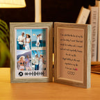Scannable Custom Photo Frame Custom Engraved Creative Wooden Gifts