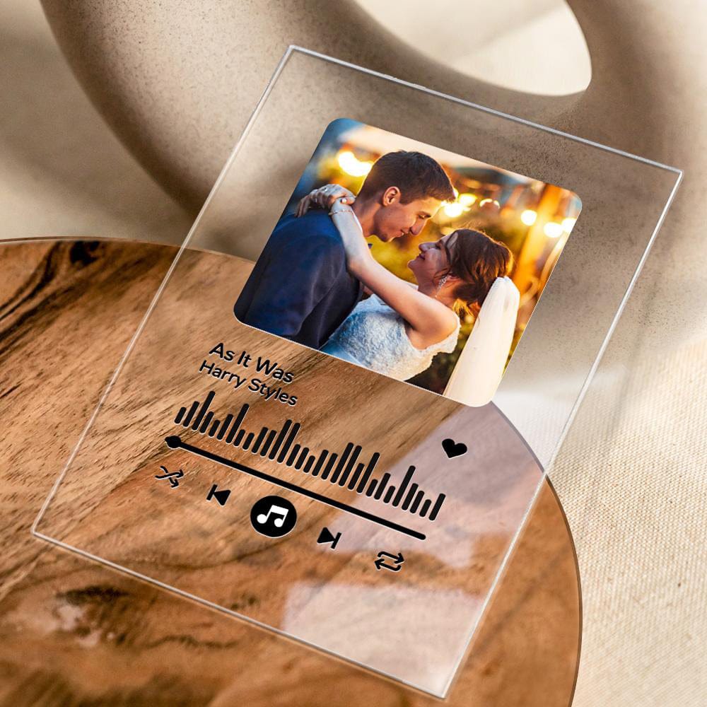 Custom Plaque Memorial Music Plaque Couples Anniversary Gift Love Song Couple Gifts for Him