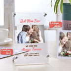 Mother's Day Gift Custom Photo Keychian/Plaque/Night Light For Mom