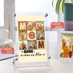Custom Photo Plaque Gift Mom Collage Plauqe Mother's Day Photo Gift