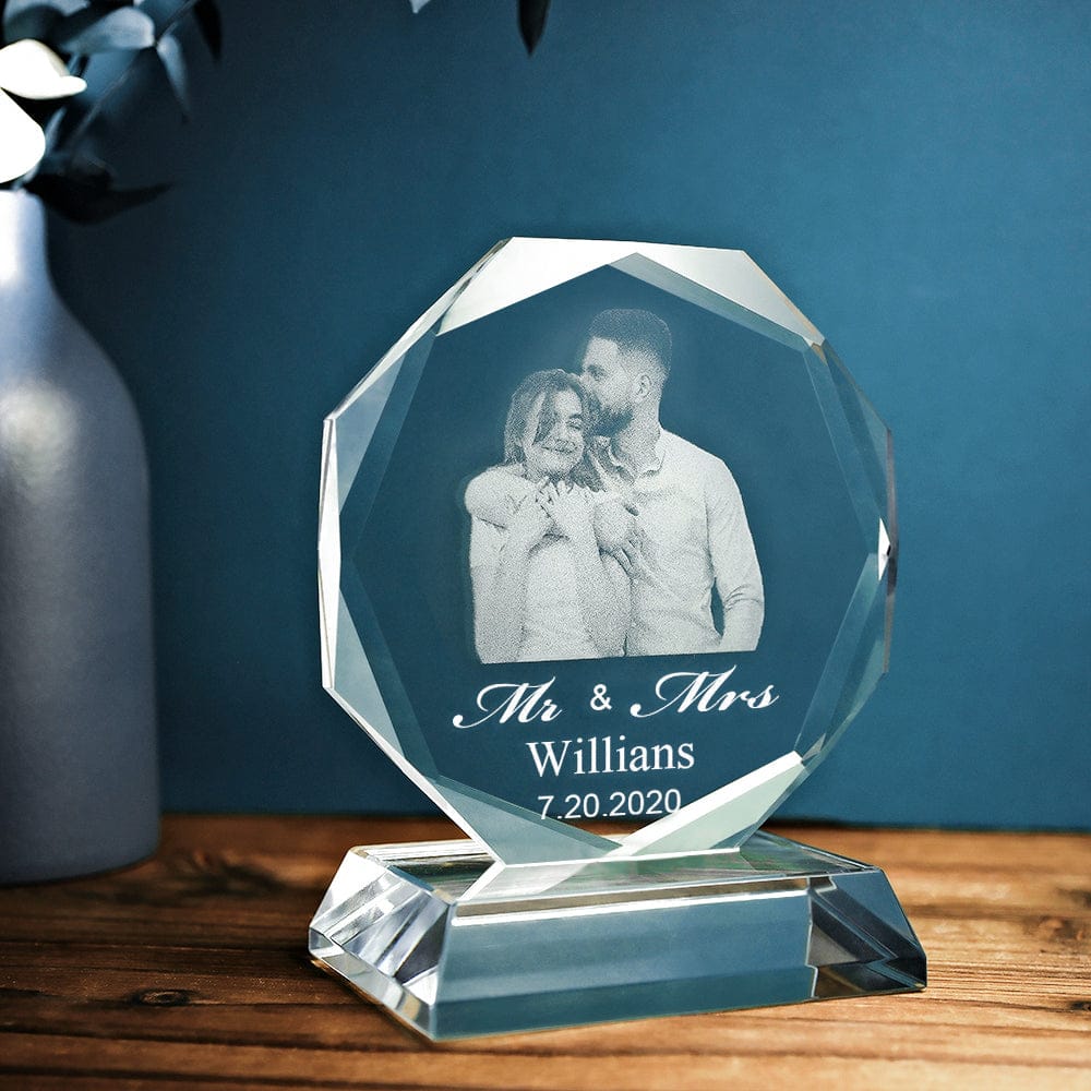 fathers day surprise ornament for dad inspired by photo engraved ornaments crystal glass father s day gifts