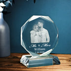 fathers day surprise ornament for dad inspired by photo engraved ornaments crystal glass father s day gifts