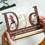 personalized ornament for dad with precision engraved detail