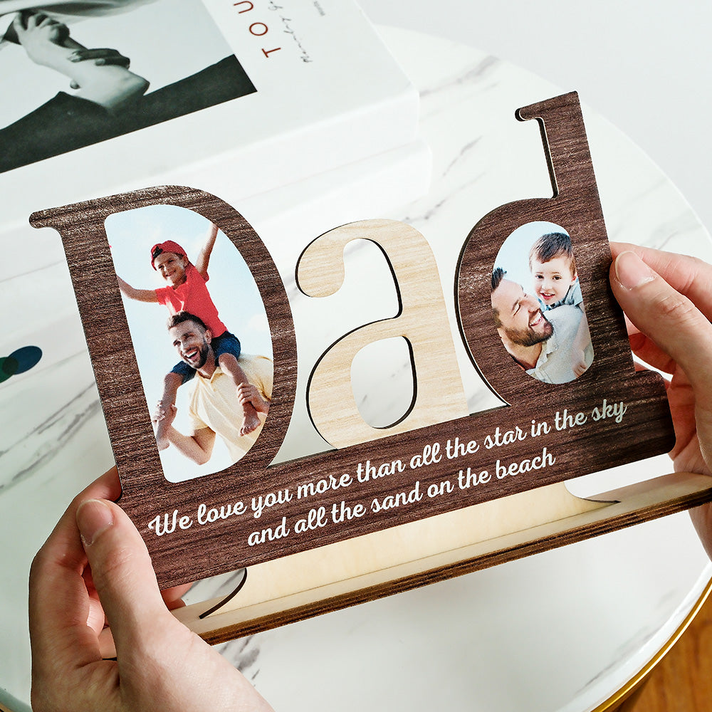 personalized ornament for dad with precision engraved detail