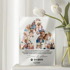 Anniversary Gift Custom Love Poster Plaque for Her