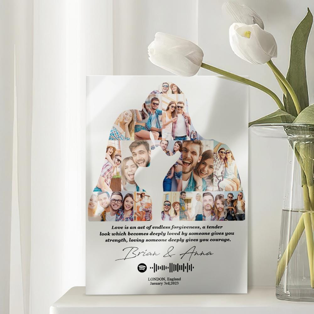 Anniversary Gift Custom Love Poster Plaque for Her