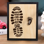 thoughtful ornament for dad with custom detail
