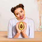 Custom Photo Shaking Head Ornament Personalized Car Dashboard Decoration Home Desktop Ornament