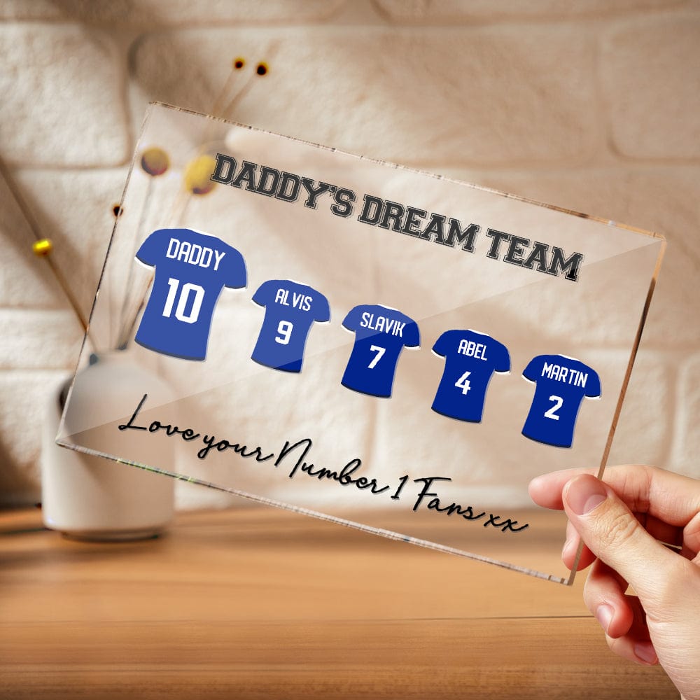 meaningful custom gift for dad with keepsake style
