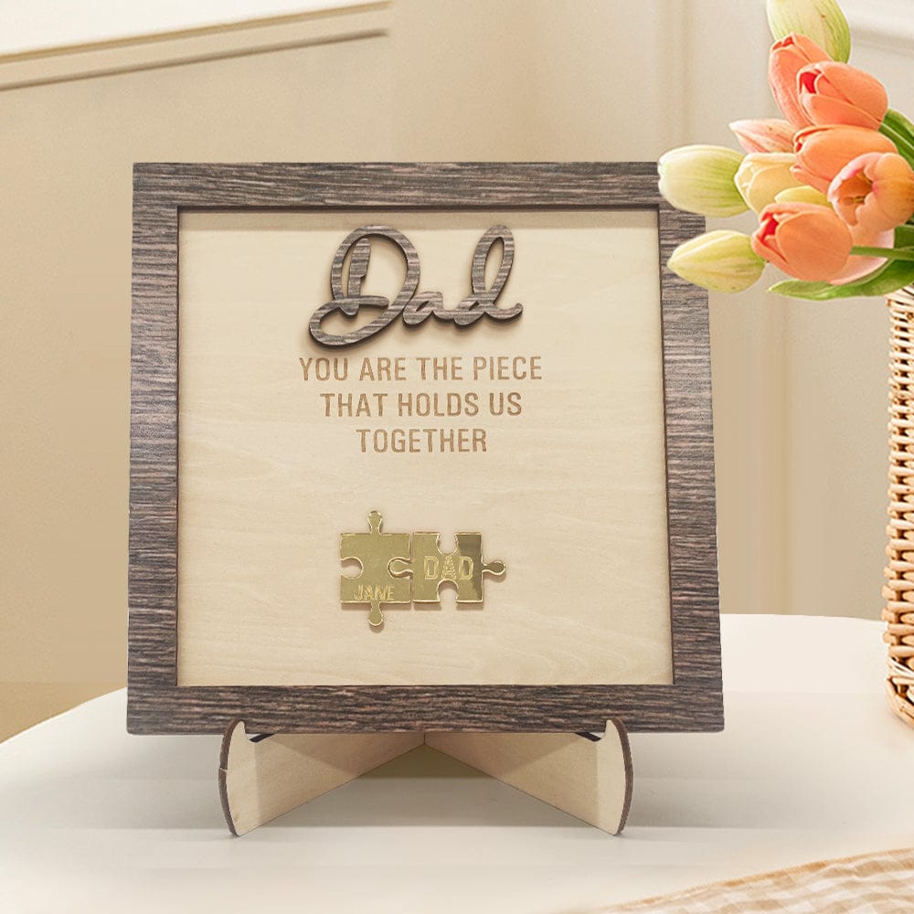 meaningful ornament for dad with keepsake style photo daily use