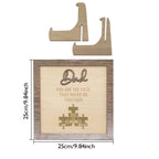 dad puzzle plaque you are the piece that holds us together father s design ornament for everyday use photo