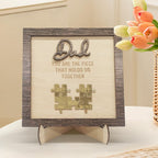 personalized ornament for dad with high quality craftsmanship photo front view
