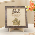 thoughtful ornament for dad with custom detail photo daily use