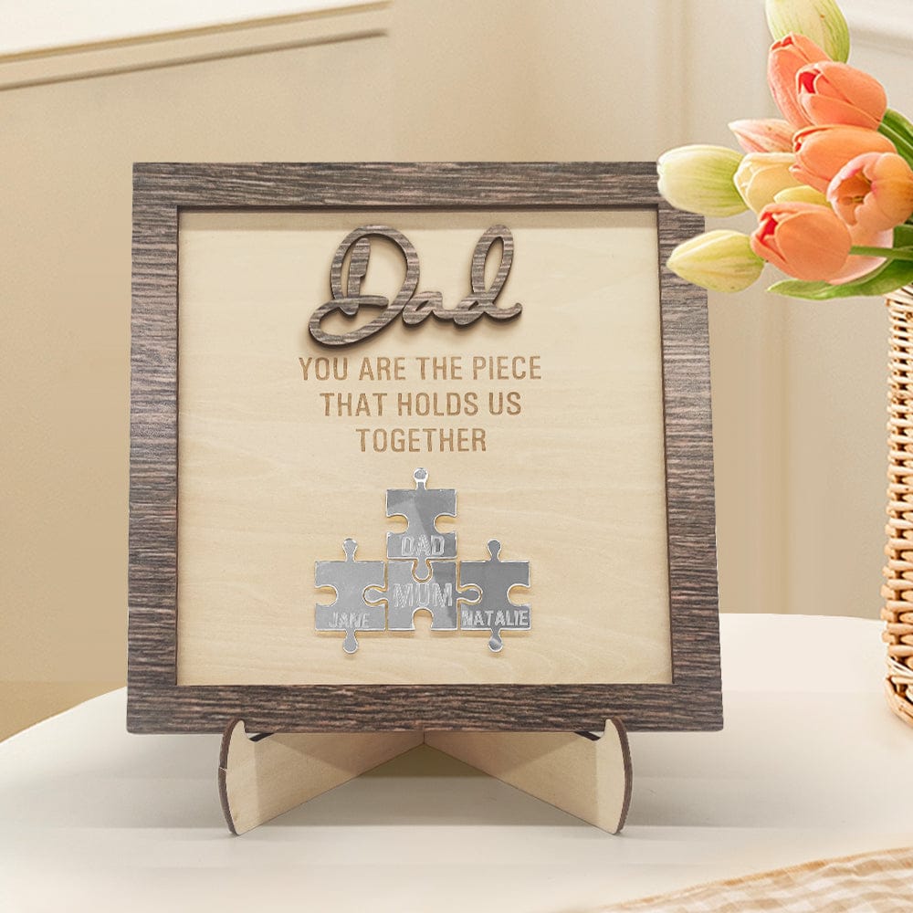 thoughtful ornament for dad with custom detail daily use