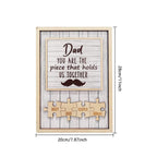 dad puzzle beard plaque you are the piece that holds us together design ornament for everyday use
