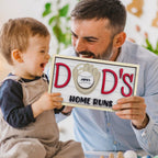 baseball dad wooden name sign plaque father s day gift for dad grandpa custom gift for dad personalized gift