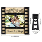 quality wedding photo film sign frame engraved wedding decor front view