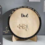 thoughtful ornament for dad with custom detail photo