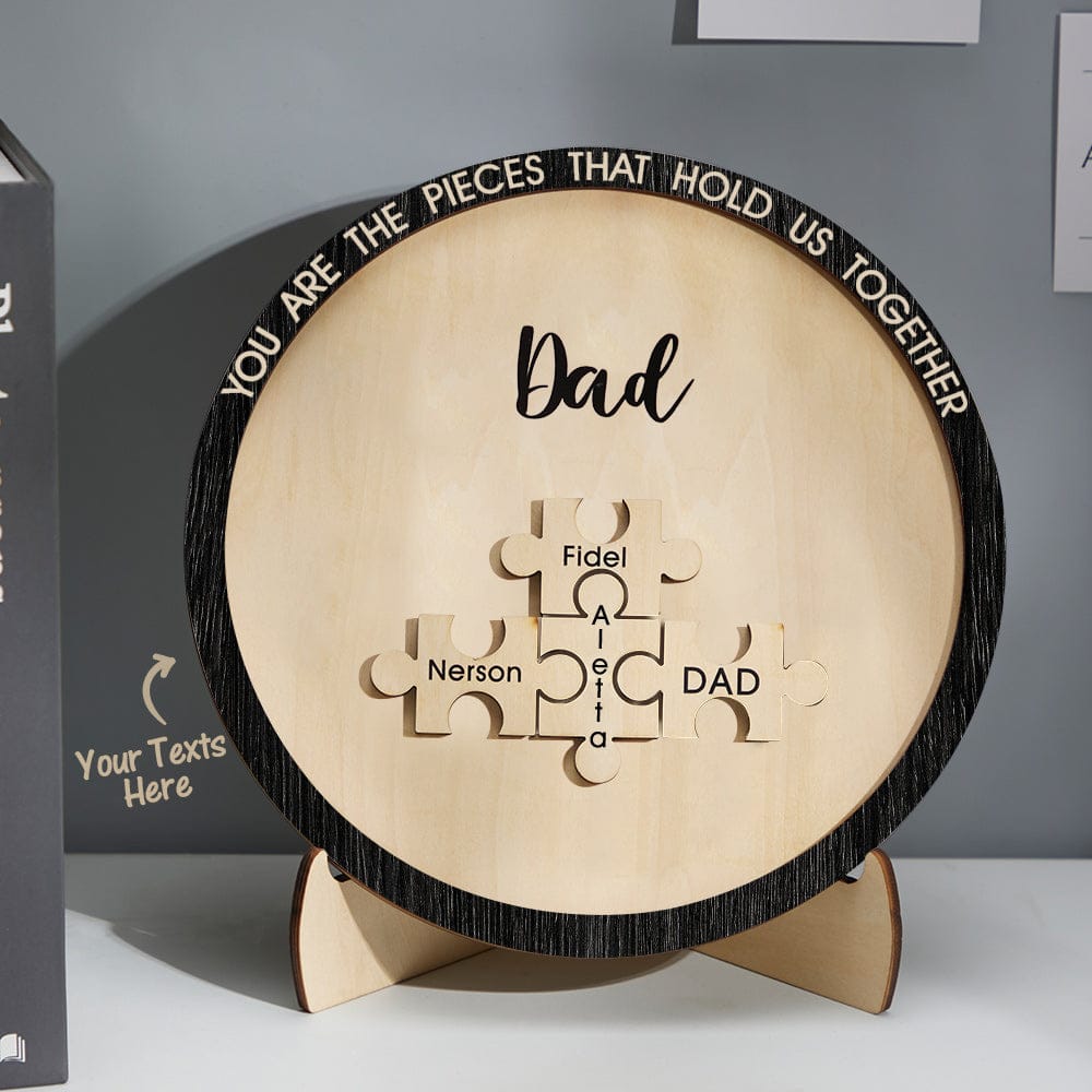 personalized ornament for dad with precision engraved detail
