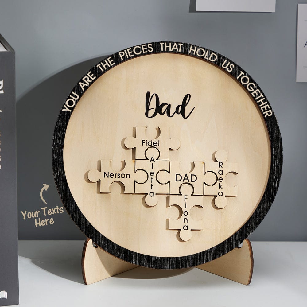 thoughtful ornament for dad with custom detail