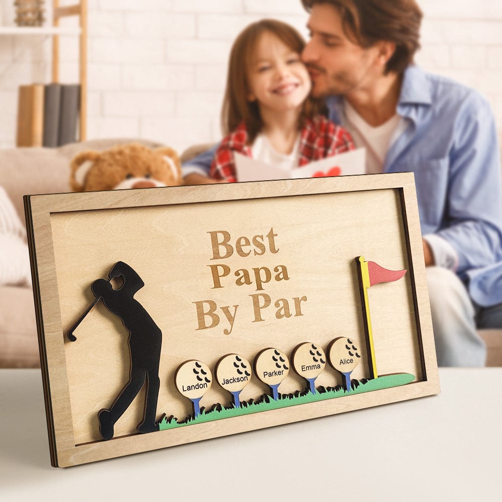 grandpas favorite moments wooden plaque custom engraved name fathers day gift for grandpa