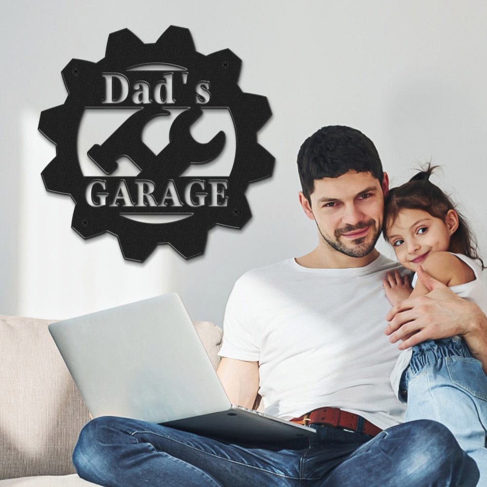 dad s garage custom gift for dad personalized gift