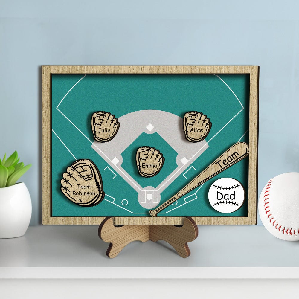 meaningful ornament for dad with keepsake style photo gift idea