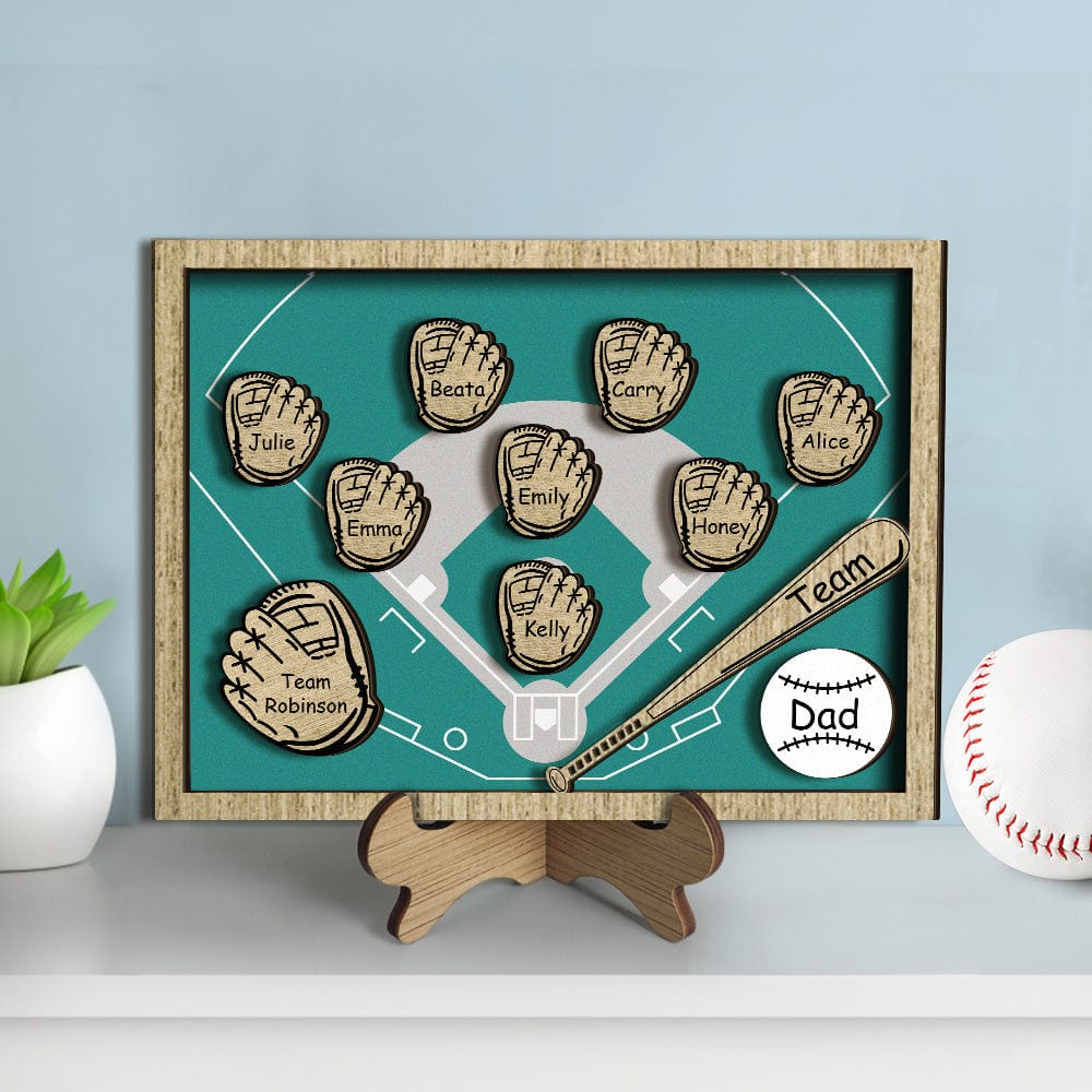 thoughtful ornament for dad with custom detail gift idea