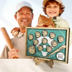 wooden family name sign plaque baseball sign father s day gift for ornament for dad personalized gift