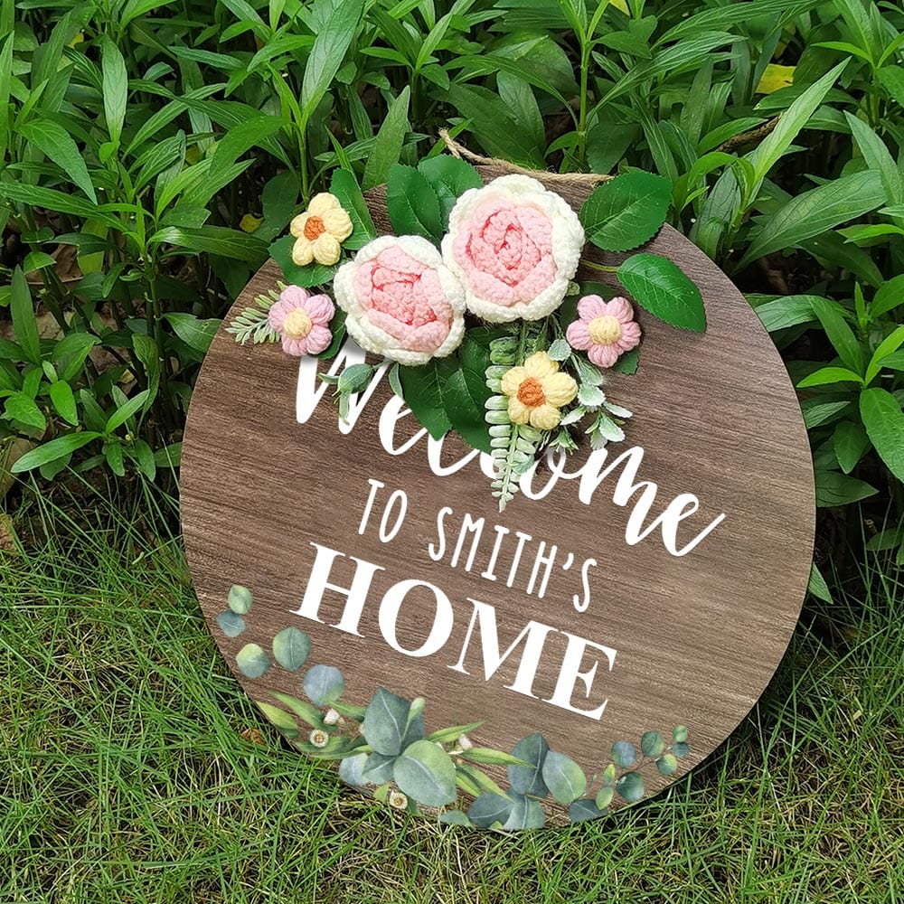 personalized front door sign keepsake for entryway decor