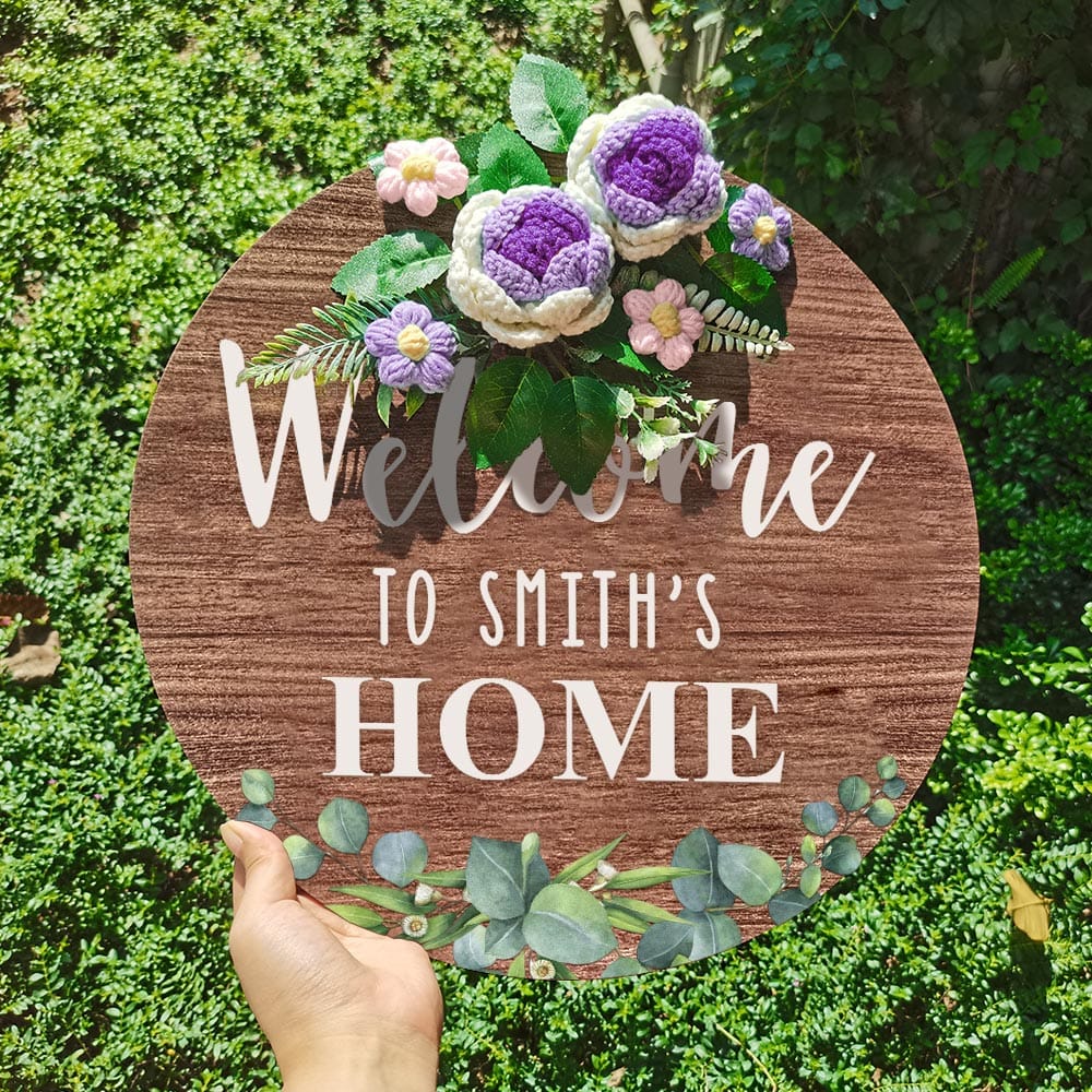 personalized front door sign keepsake as a new home gift