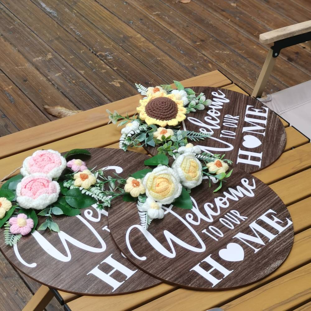 wooden door sign keepsake for entryway decor