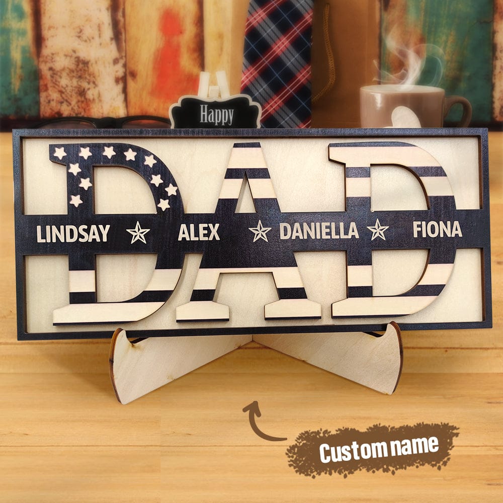 meaningful custom gift for dad with keepsake style gift idea