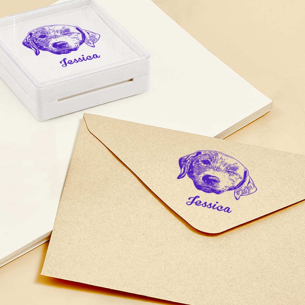 Stamp for Letters Crafts and Gifts Personalized Pet Portrait